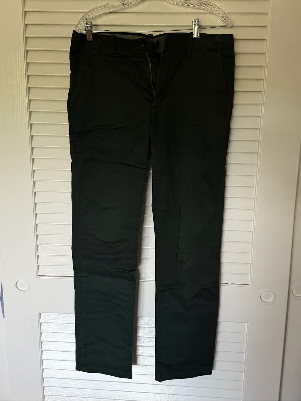 Banana Republic Men's Green Straight-Leg Pants